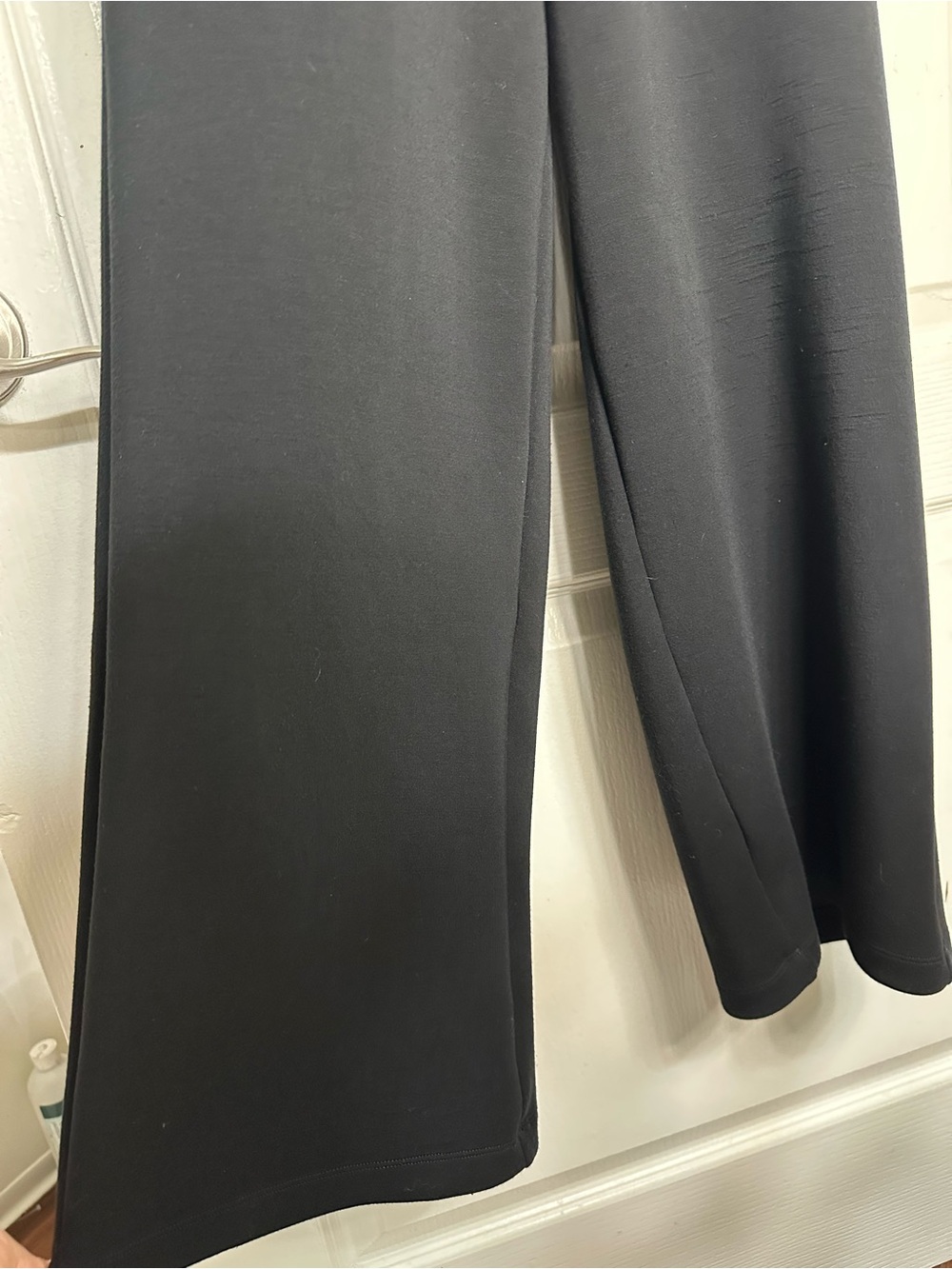 SPANX AirEssentials Mock Neck Jumpsuit XS Petite Wide Leg Black - Picture 4 of 9